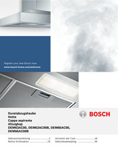 Bosch DEM66AC00B Notice D'utilisation