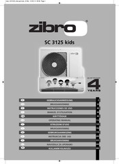 Zibro SC 3125 kids Manuel D'utilisation