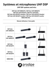 Prodipe PACK UHF DSP CL21 LANEN Manuel Utilisateur