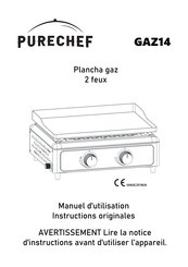 Purechef GAZ14 Manuel D'utilisation