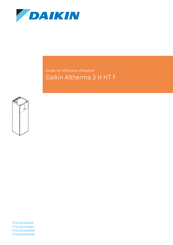 Daikin Altherma 3 H HT F ETVZ-D9W Guide De Référence Utilisateur