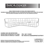 BARCALOUNGER 1935B-8135-57L Instructions De Montage