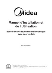 Midea RSJ-15/190RDN3-F1 Manuel D'installation Et D'utilisation