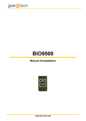 jcm-tech BIO9500 Manuel D'installation