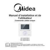 Frigicoll Midea KJR-120G2/TFBG-E1 Manuel D'installation Et De L'utilisateur