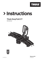 Thule EasyFold XT 903202 Instructions