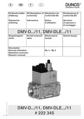 Dungs DMV-DLE 11 Série Notice D'utilisation