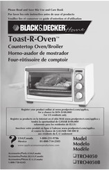 Black & Decker Toast-R-Oven TRO4050B Guide D'entretien Et D'utilisation