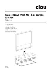 clou Frame New Wash Me CL/07.49.109.21 Notice De Montage