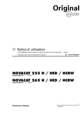 Pottinger NOVACAT 225 H Notice D'utilisation