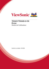 ViewSonic TD2421 Guide De L'utilisateur