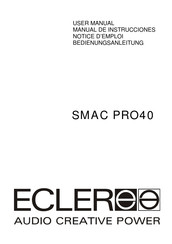 Ecler SMAC PRO40 Notice D'emploi
