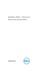 Dell D18M002 Manuel Du Propriétaire
