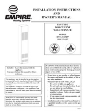 Empire DVC-35-1IP Instructions Pour L'installation Et Manuel Du Propriétaire