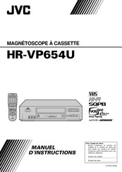 JVC HR-VP654U Manuel D'instructions