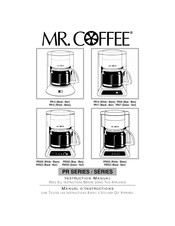 Mr. Coffee Accel PRX20 Manuel D'instruction