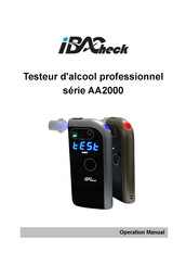 iBACheck AA2000 Serie Manuel D'utilisation