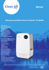 Clean Air Optima CA-606W Mode D'emploi