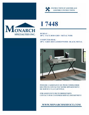 Monarch Specialties MONI7448 Instructions D'assemblage