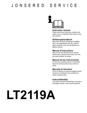 Jonsered LT2119A Manuel D'instructions