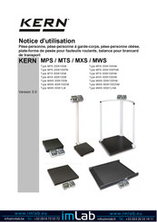 KERN MPS Serie Notice D'utilisation