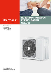 Thermor U.E QUADRI 7800W Notice D'installation Et D'utilisation
