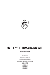 MSI MAG X670E TOMAHAWK WIFI Manuel D'utilisation