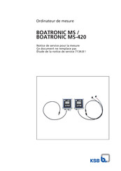 Ksb BOATRONIC MS Notice De Service