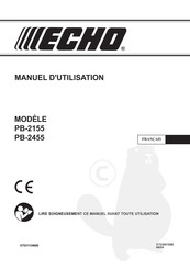 Echo PB-2155 Manuel D'utilisation