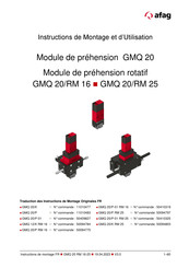 Afag 50094775 Instructions De Montage Et D'utilisation