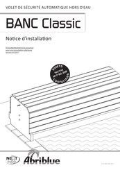 Abriblue BANC Classic Notice D'installation