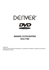 Denver DVU-7780 Mode D'emploi