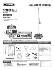 Lifetime 91009 Instructions D'assemblage