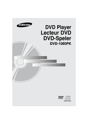 Samsung DVD-1080PK Mode D'emploi
