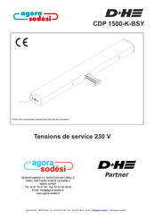 D+H CDP 1500-K-BSY Mode D'emploi