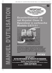 Intex Krystal Clear CS7111 Manuel D'utilisation