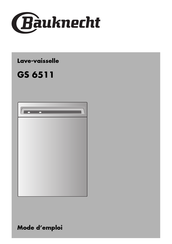 Bauknecht GS 6511 Mode D'emploi
