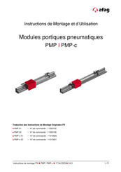 Afag PMP-c 01 Instructions De Montage Et D'utilisation