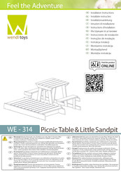 wendi toys WE-314 Instructions D'installation