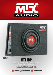 MTX Audio RTF10P Manuel