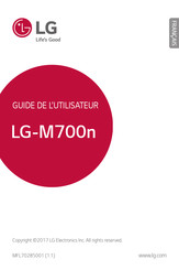 LG LGM700N.ADECBK Guide De L'utilisateur