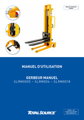 Total Source SLRM0018 Manuel D'utilisation