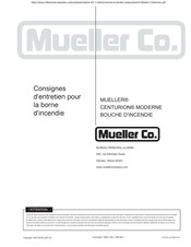 Mueller CENTURION MODERNE Consignes D'entretien