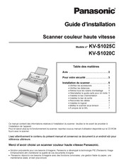 Panasonic KV-S1020C Guide D'installation