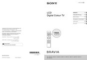 Sony Bravia KDL-60EX700 Mode D'emploi