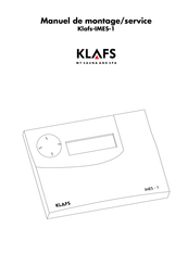 Klafs IMES-1 Manuel De Montage Et De Service