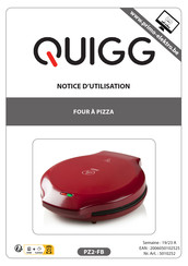 QUIGG 5010252 Notice D'utilisation