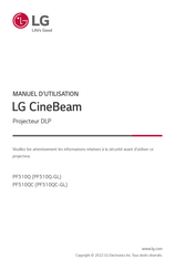 LG CineBeam PF510QC Manuel D'utilisation