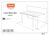 Trigano Jardin Mistral Wall J-87901P1 Mode D'emploi