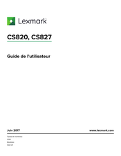 Lexmark CS820 Guide De L'utilisateur